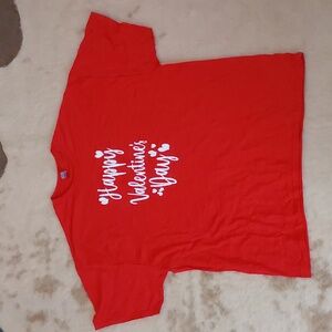 2x women's tshirt valentines day